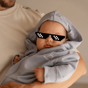 La Baby Zippée serene blue