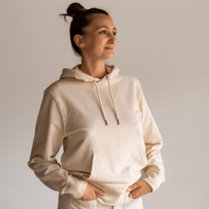 L'officiel hoodie natural raw